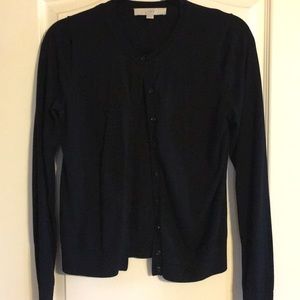 Brand new, never worn black long sleeve cardigan